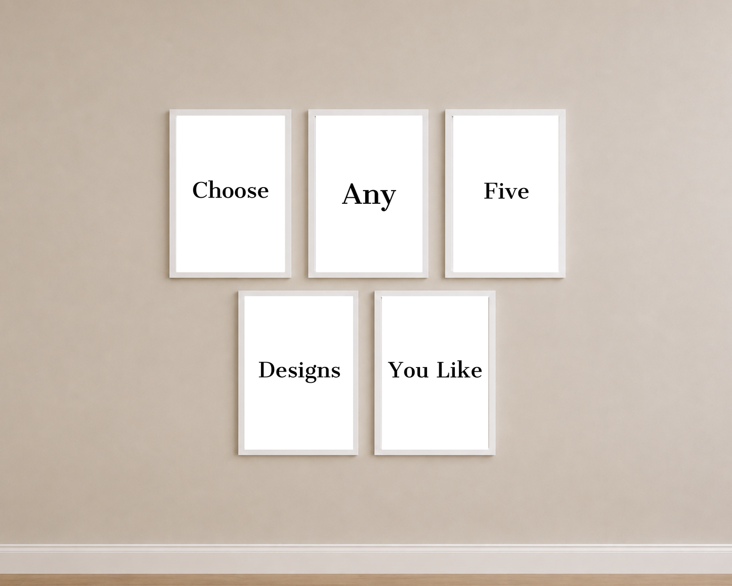 Make Your Own 5-frame Set