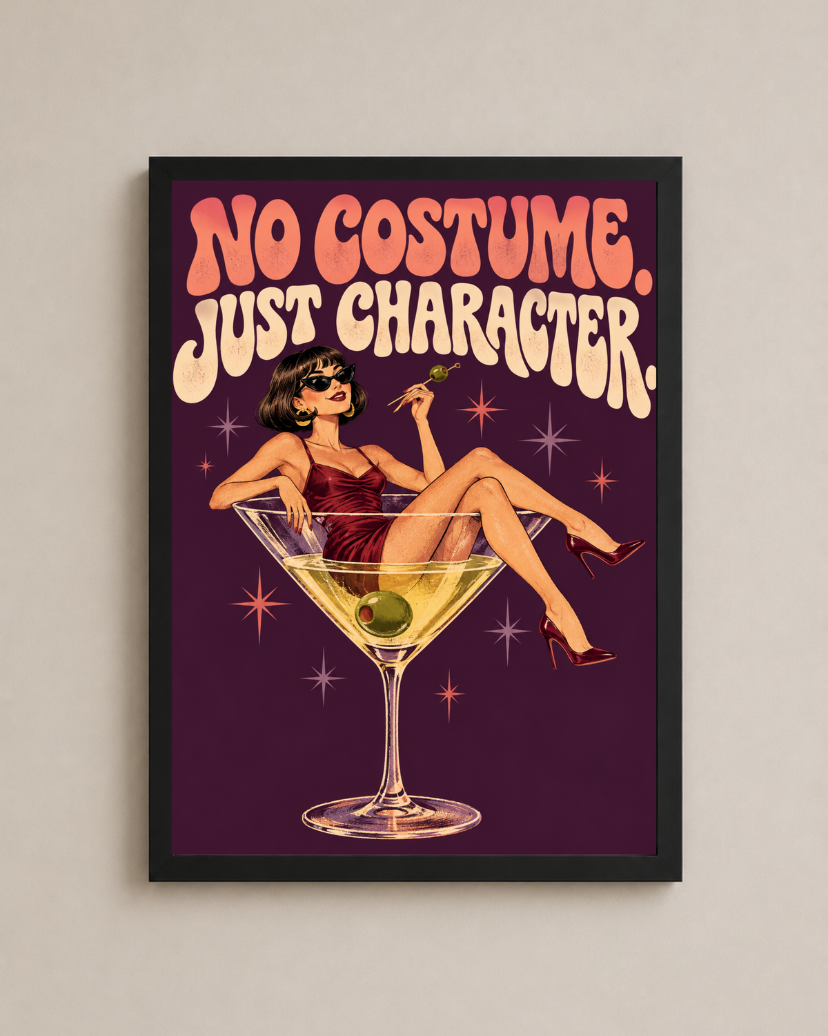 No Costume Just Character Frame