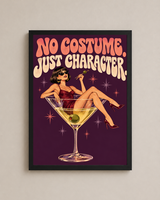 No Costume Just Character Frame