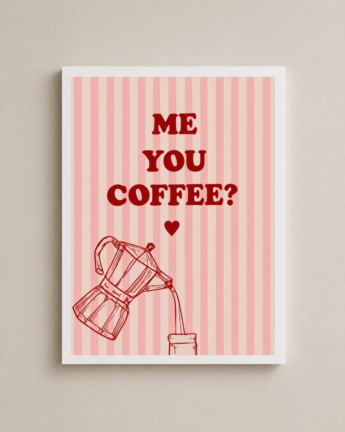 Me You Coffee Frame