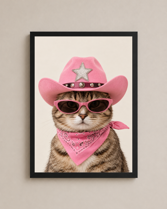 Cowgirl Kitty Frame