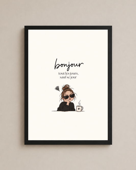 Bonjour Sauf Aujo Frame
