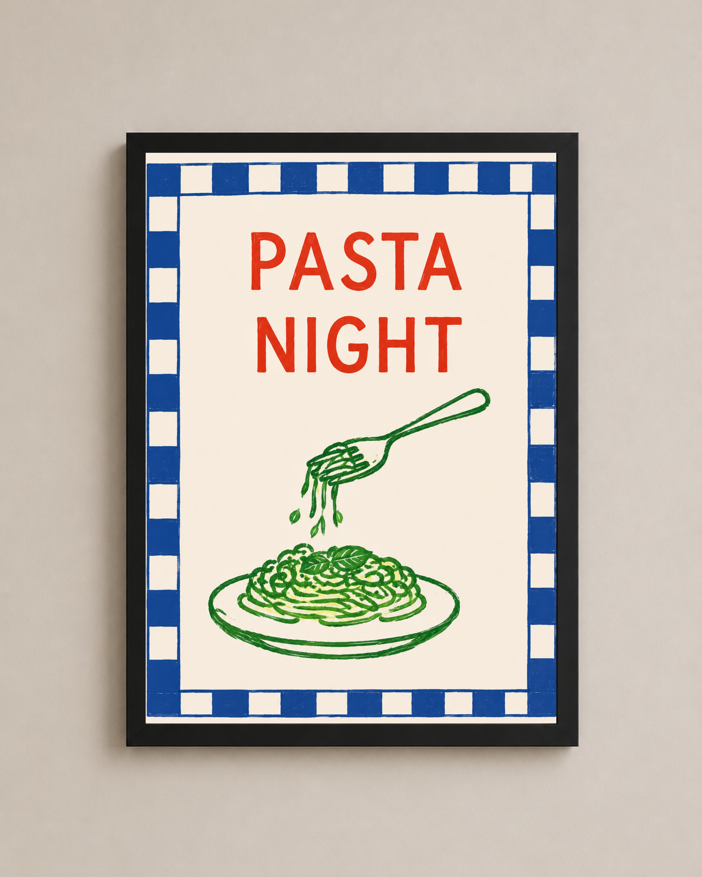 Pasta Night Frame