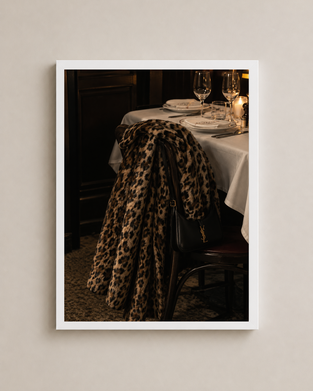 Leopard At Dinner Frame