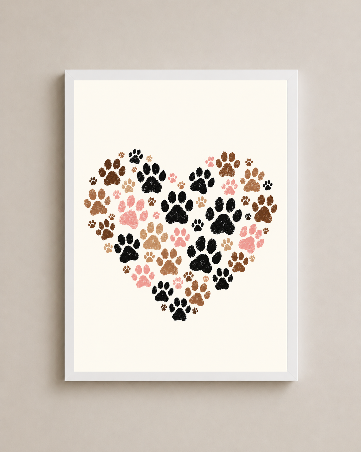 Paws Heart Frame