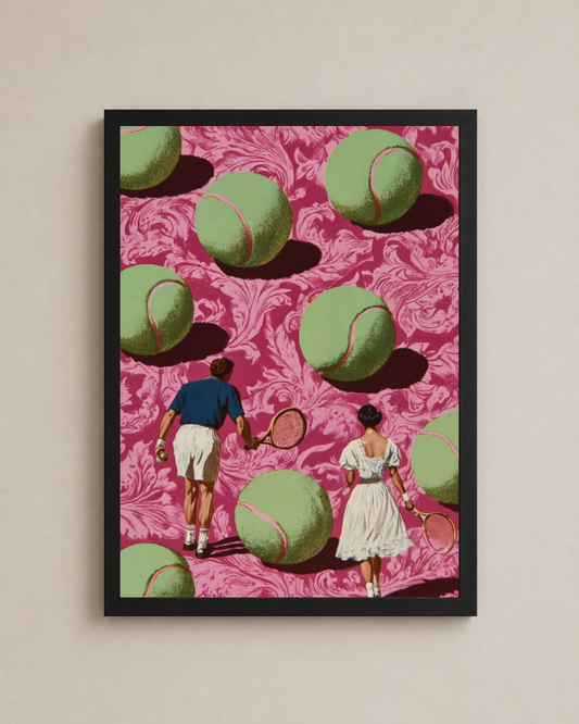 Tennis In 3D Frame