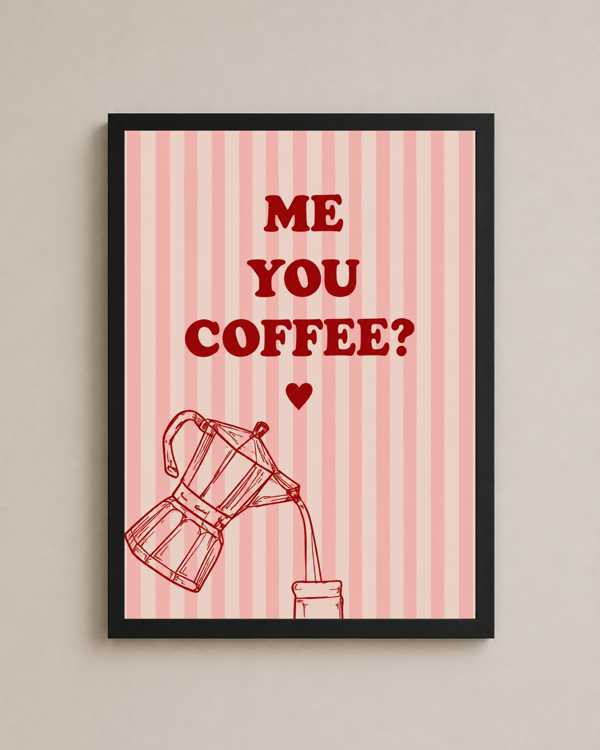 Me You Coffee Frame