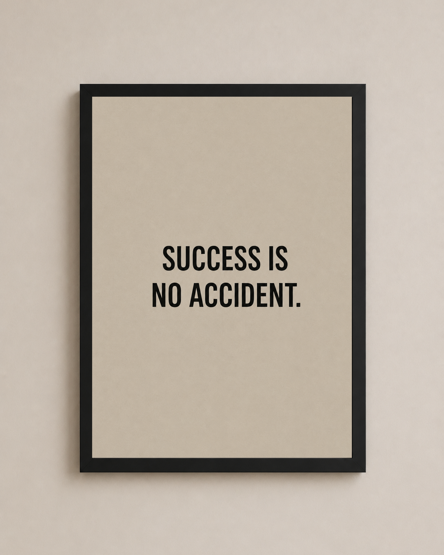 No Accident Frame