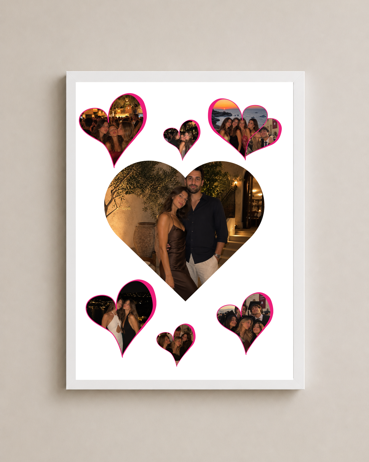 Hearts Custom Frame