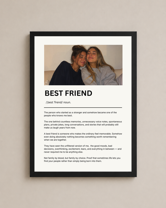 Custom Friends Definition Frame