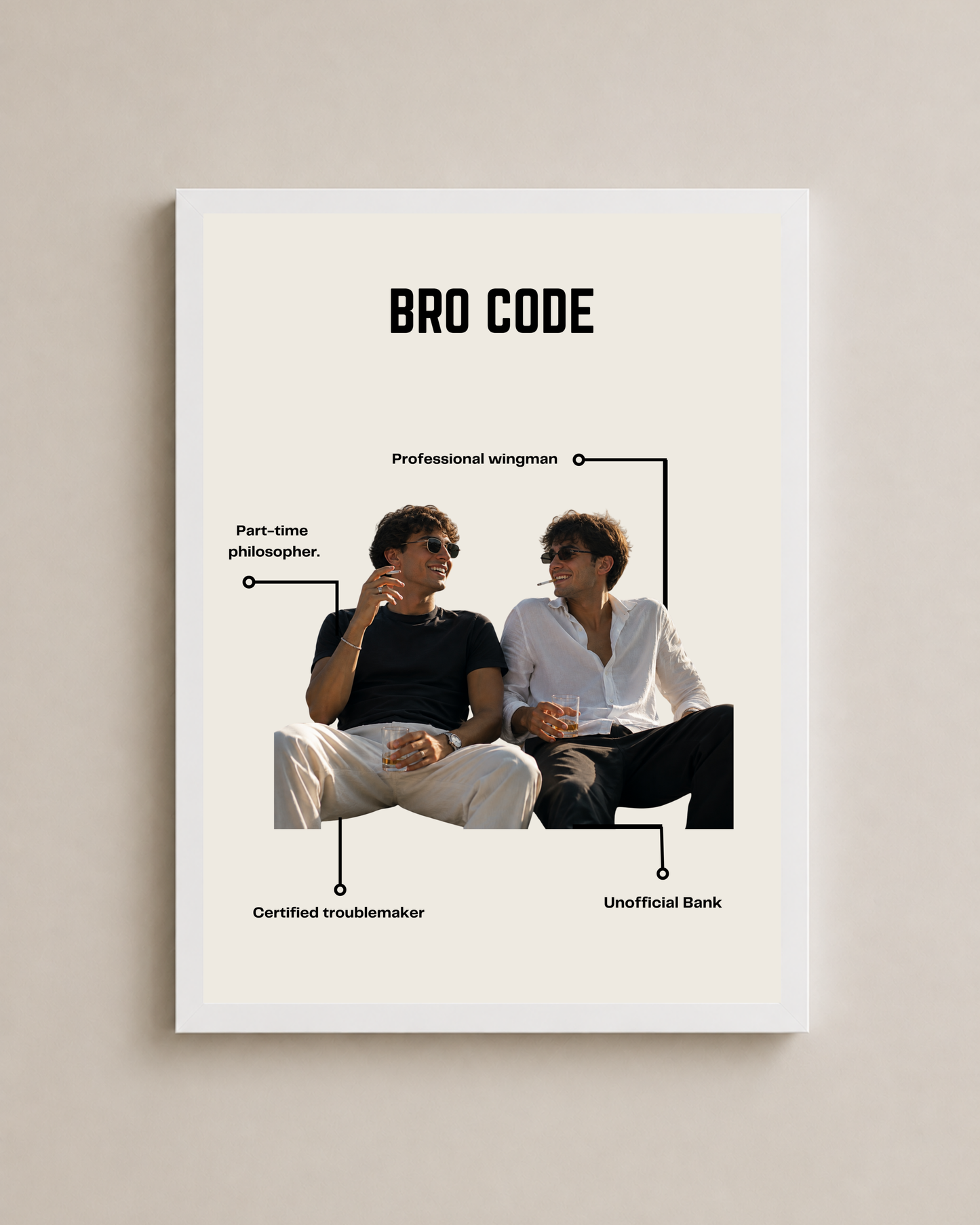 Custom Best Friend Description Frame