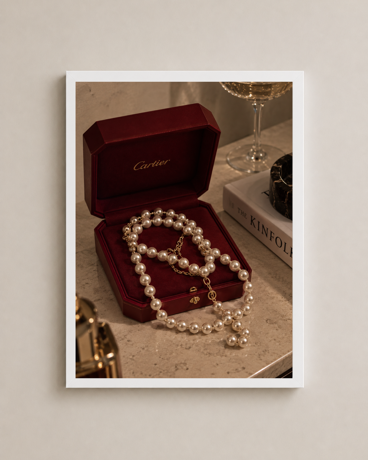 Pearls In The Box Frame
