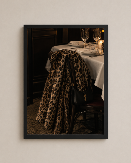 Leopard At Dinner Frame