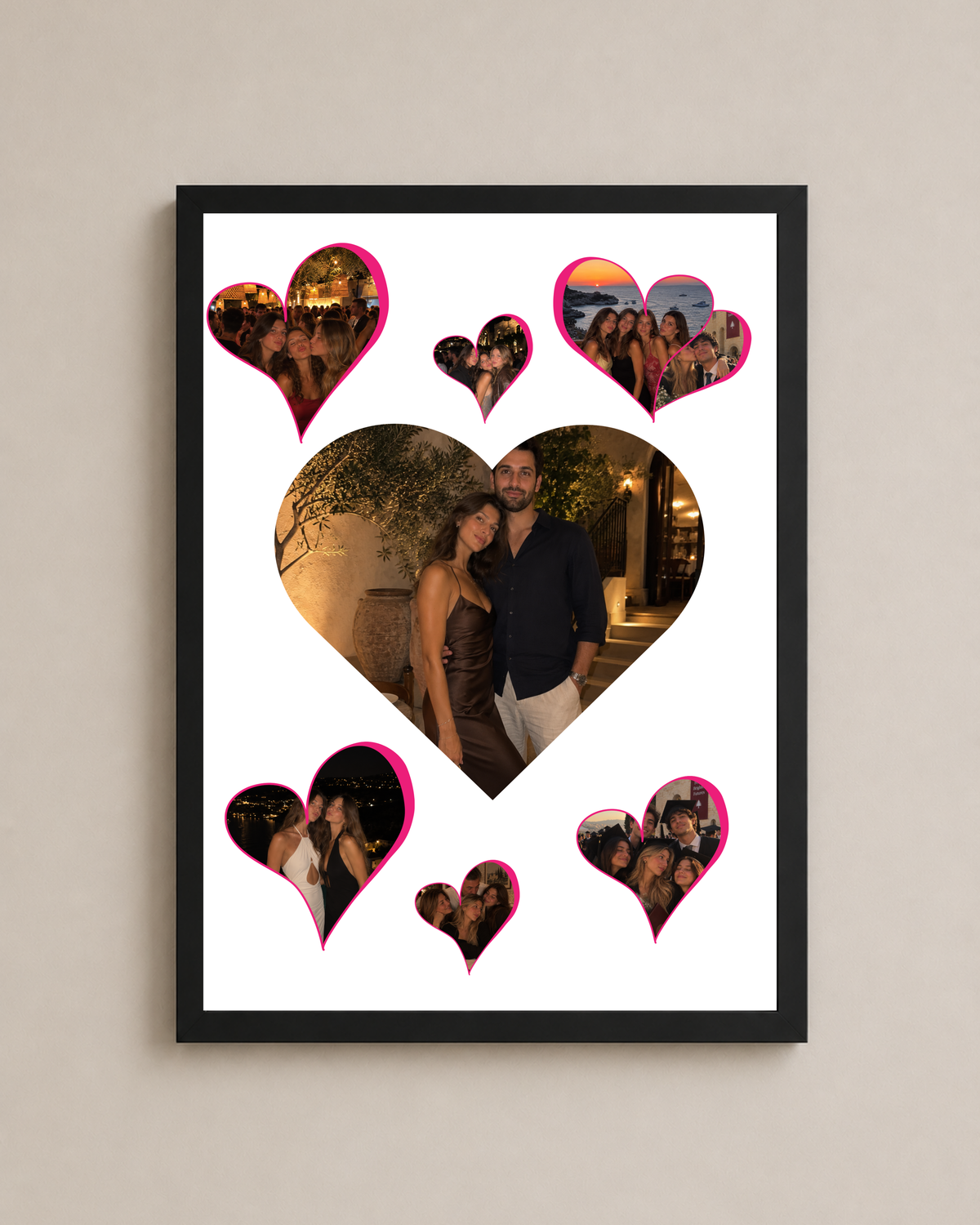 Hearts Custom Frame