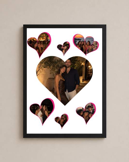 Hearts Custom Frame
