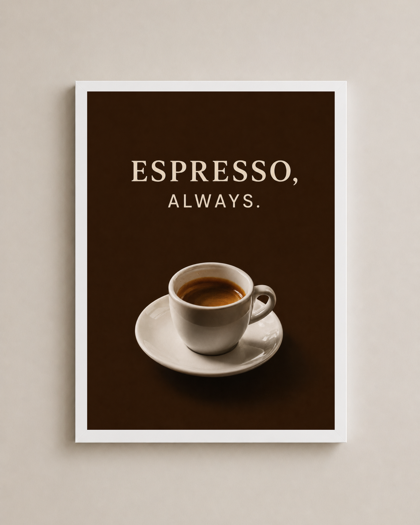Espresso Frame