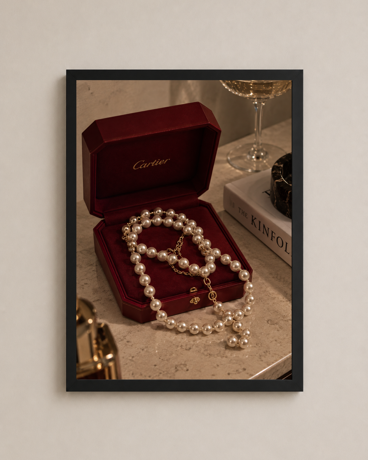 Pearls In The Box Frame