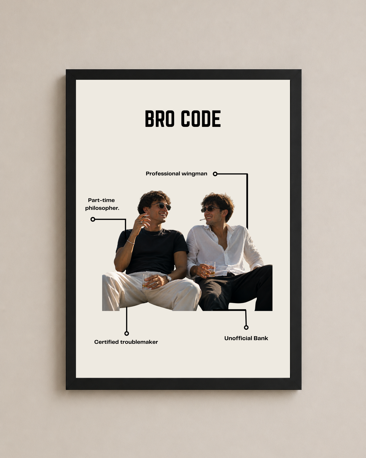 Custom Best Friend Description Frame