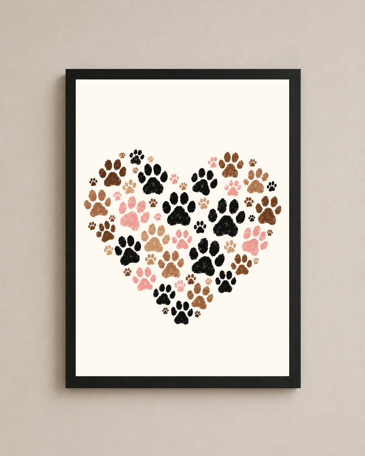Paws Heart Frame