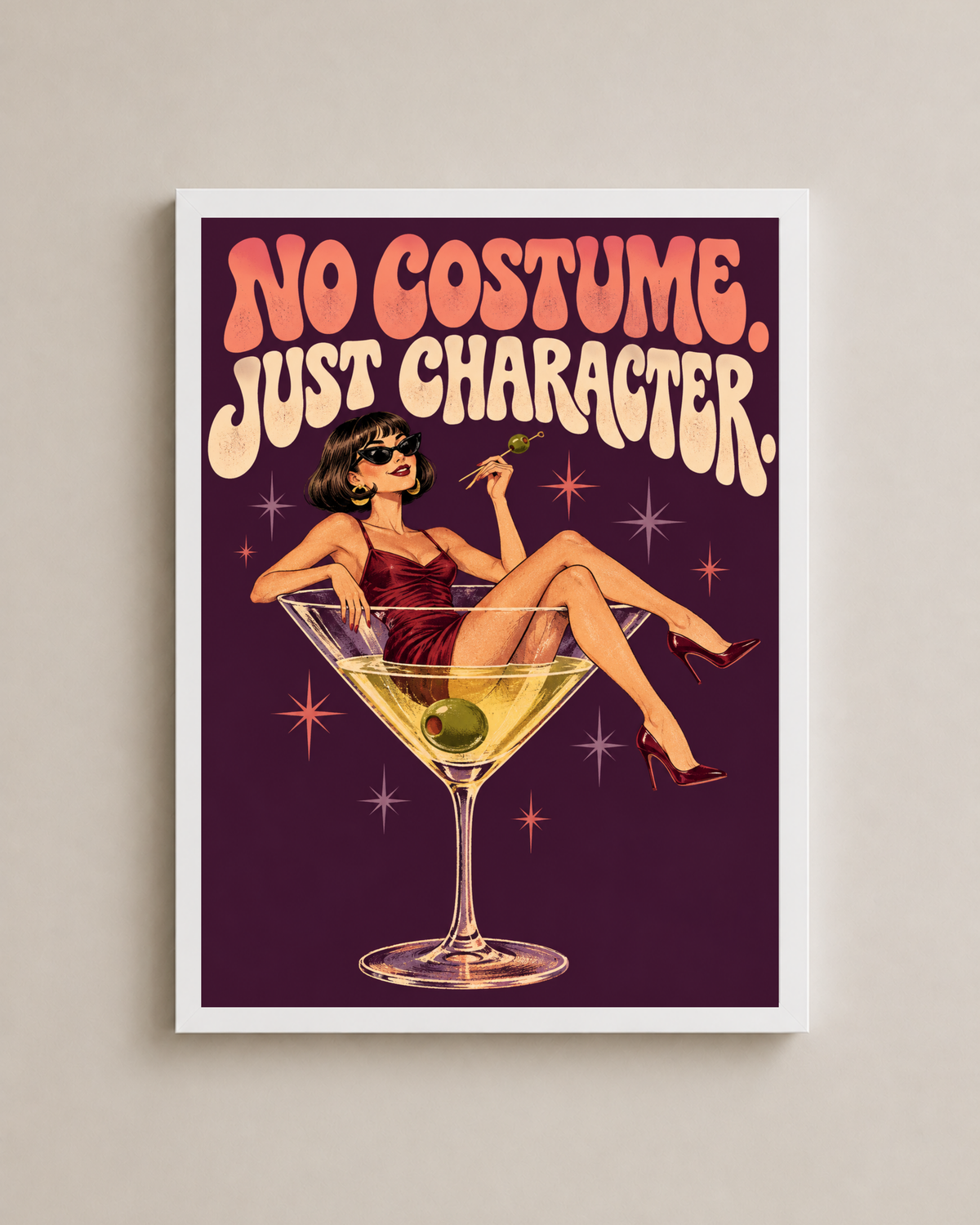 No Costume Just Character Frame