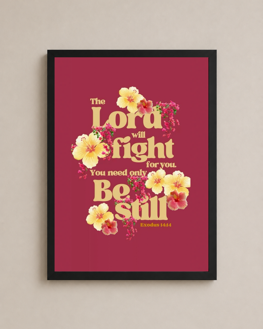 The Lord Will Fight Frame