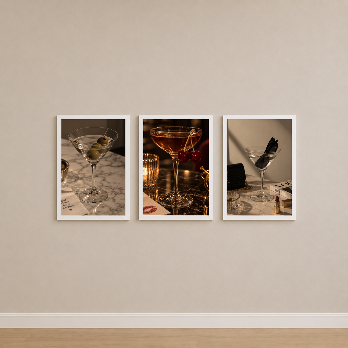 Martini Trio Set