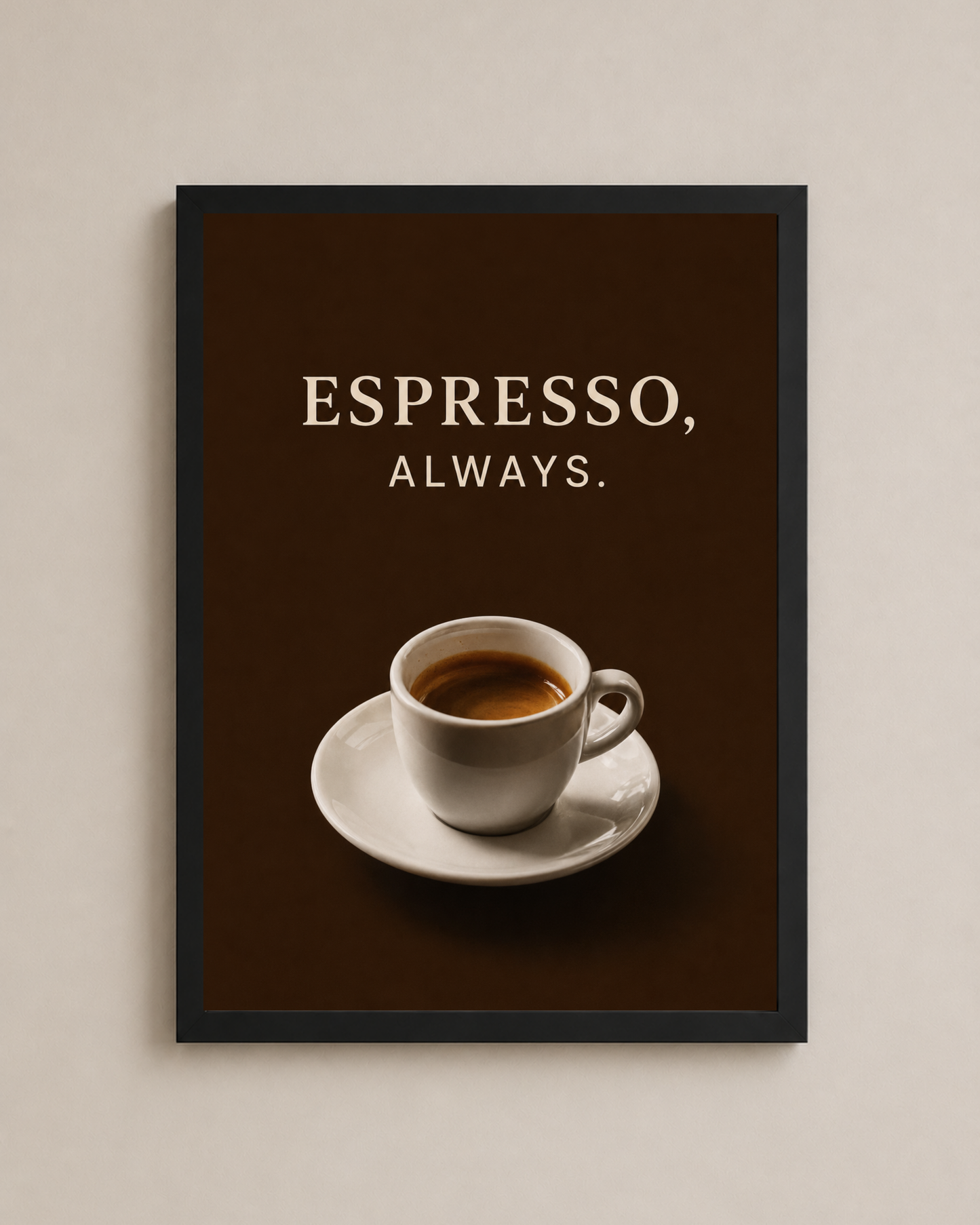 Espresso Frame