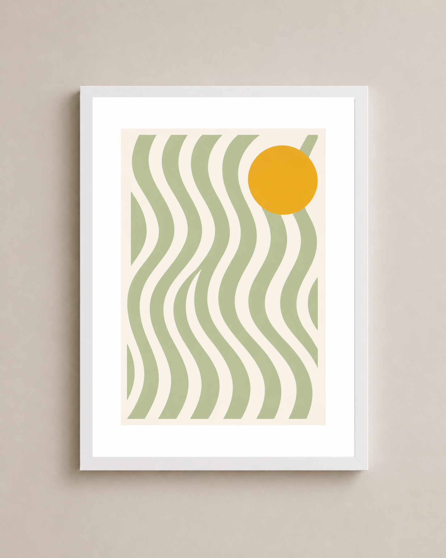 Citrus Waves Frame