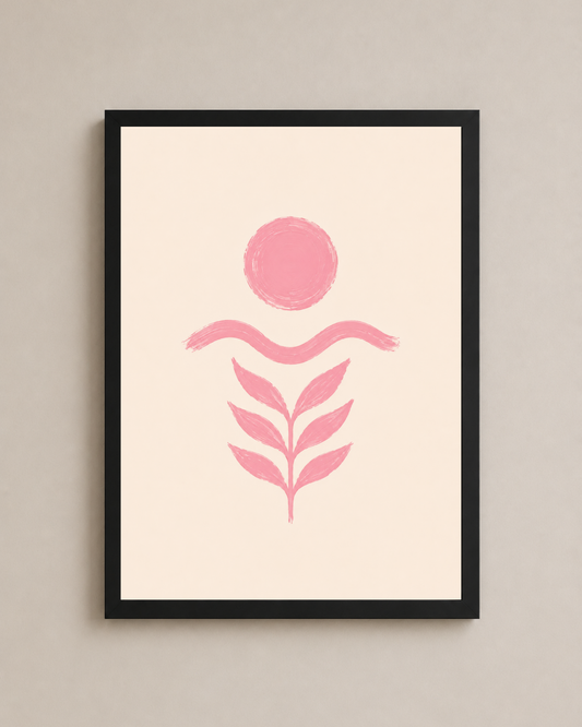 Pink Bloom Frame