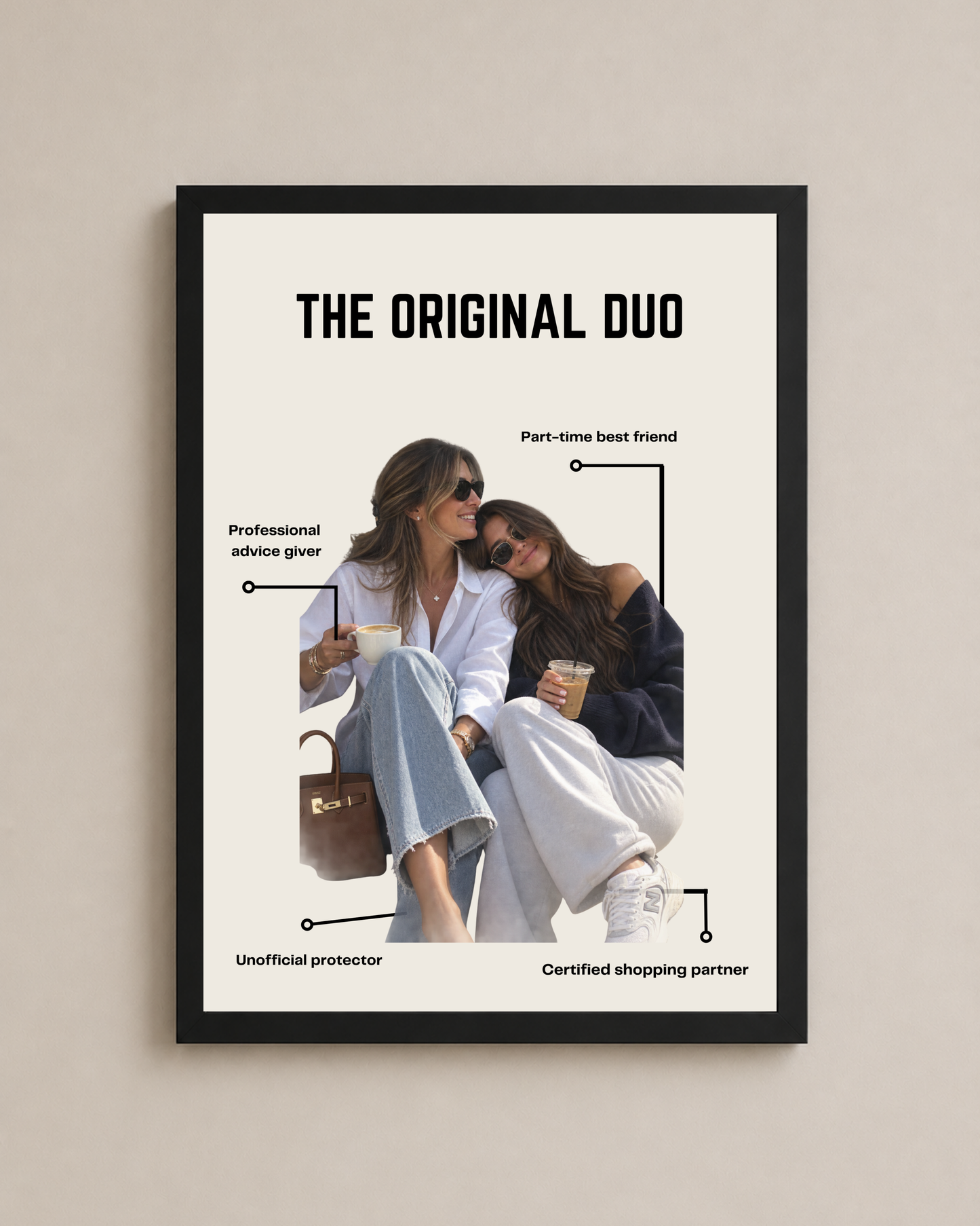 Custom Mother & Daughter Description Frame