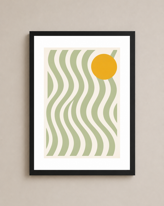 Citrus Waves Frame