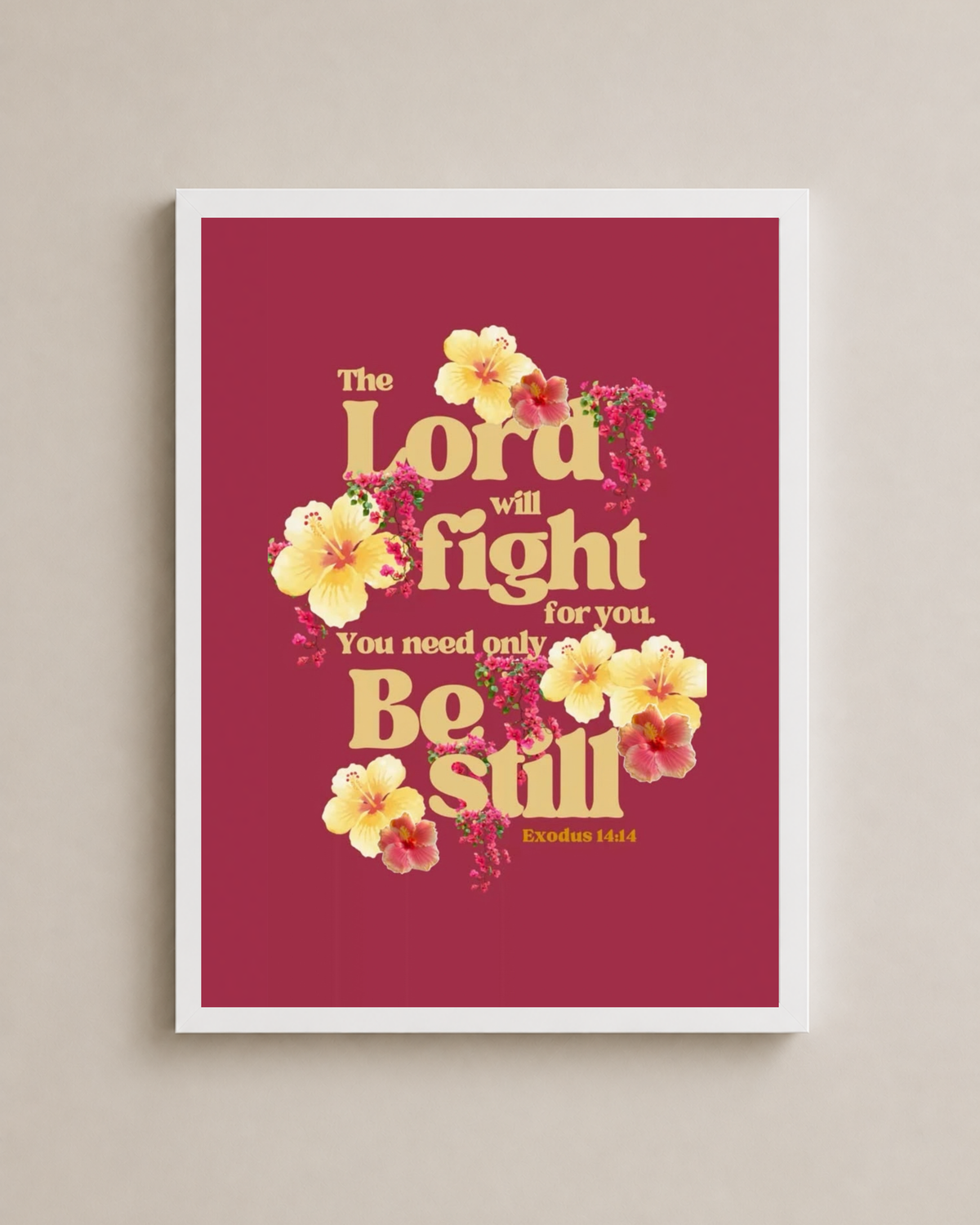 The Lord Will Fight Frame